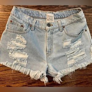 FURST OF A KIND - womens redone levi cutoff shorts